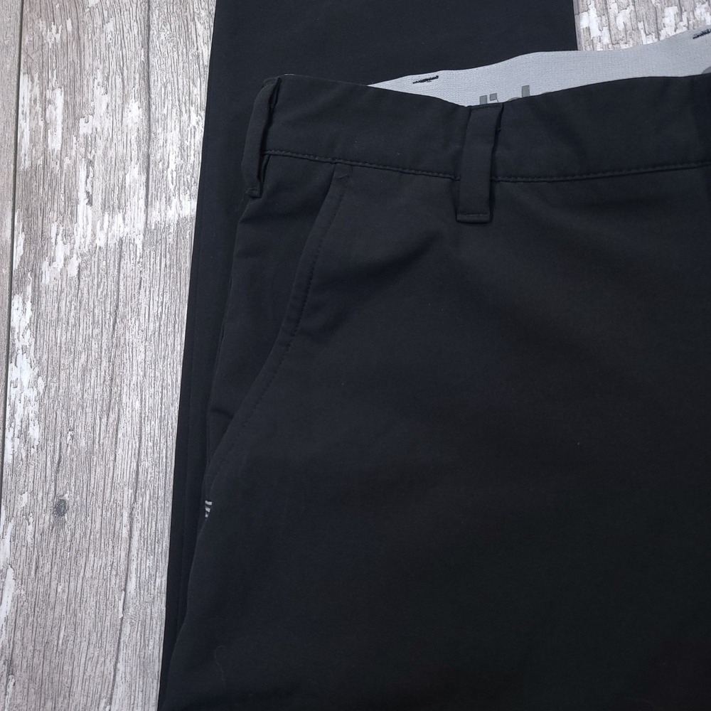 Adidas Golf Pants Mens 30x31 Black Ultimate365 Performance Stretch Chino - Picture 4 of 9